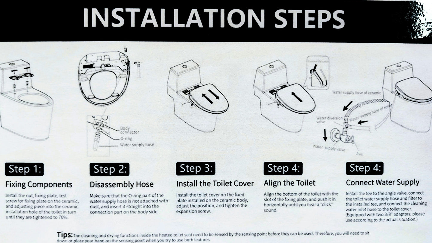 BeJoan B3-EU – Luxury Automatic Touch-Free Toilet Flush System