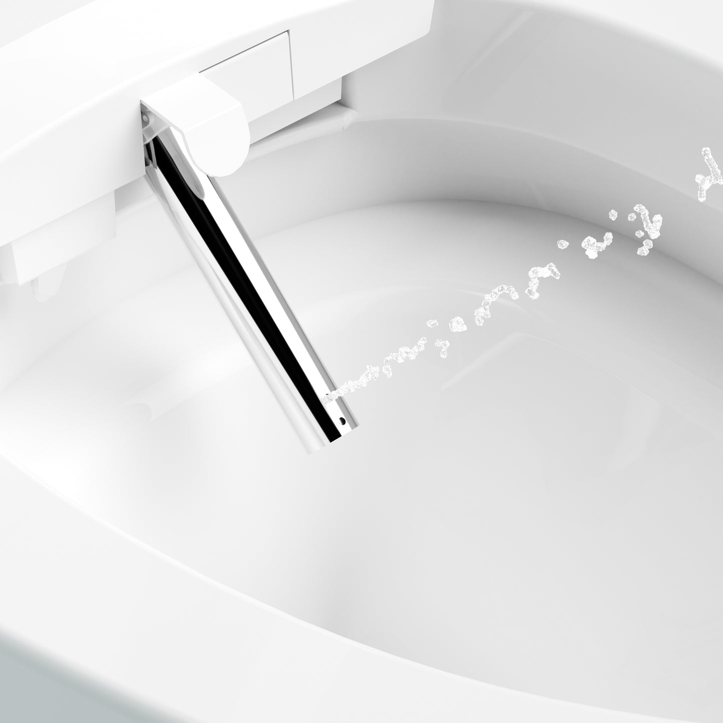 BEJOAN P80 PRO: Automatic Smart Bidet Toilet with Auto Open/Close Lid - White