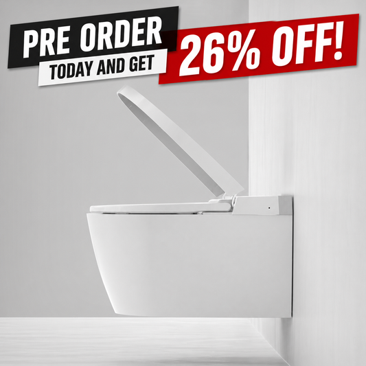 *** Pre-order today at our Pre-order price  Available Delivery  September 2026***    BeJoan W93s Smart Wall Mounted One-Piece Toilet – Contemporary Intelligent Bathroom Solution